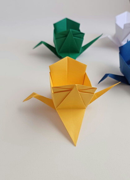 Caixa Tsuru | Forminha para Doces em Origami
