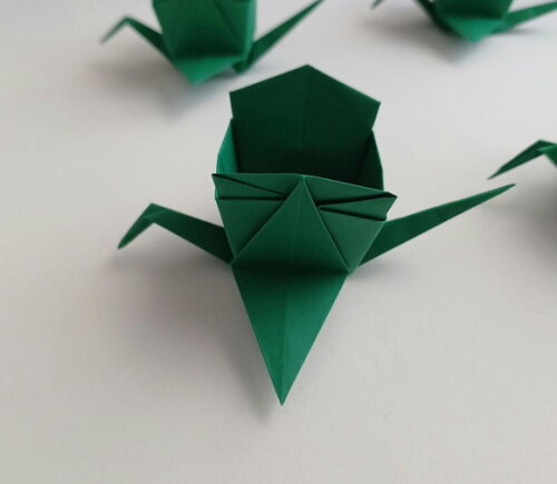 Caixa Tsuru | Forminha para Doces em Origami