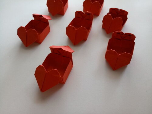 Coração | Forminha para Doces em Origami