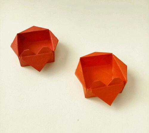 Coração | Forminha para Doces em Origami