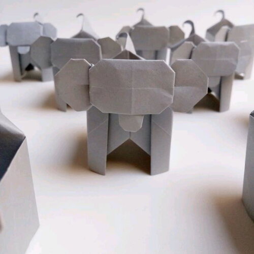 Elefante | Forminha para Doces em Origami