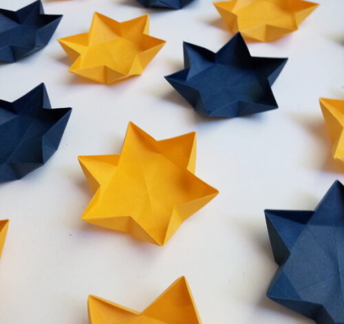 Estrela | Forminha de Doces em Origami