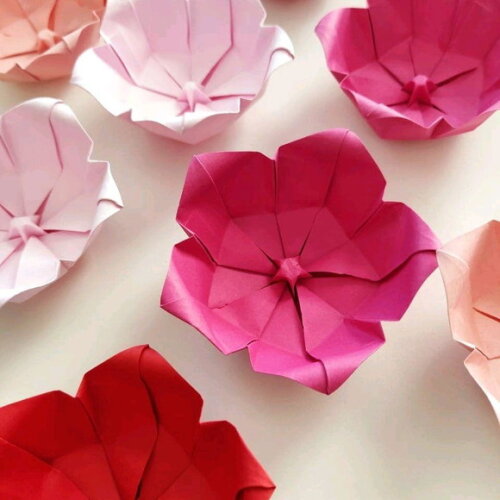 Flor de Cerejeira | Forminha para Doces em Origami
