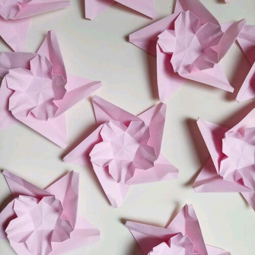 Flor de Cerejeira Base | Forminha para Doces em Origami