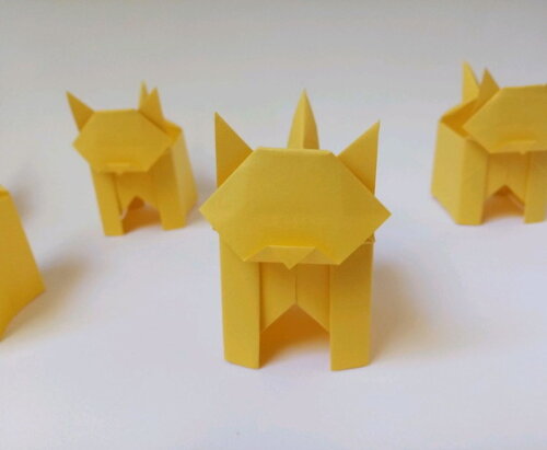 Gatinho | Forminha para Doces em Origami
