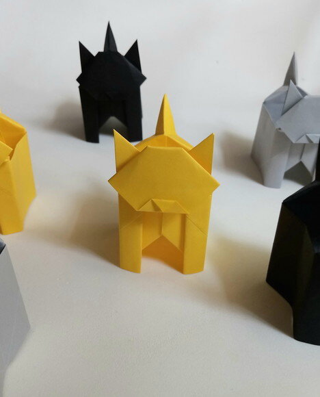 Gatinho | Forminha para Doces em Origami