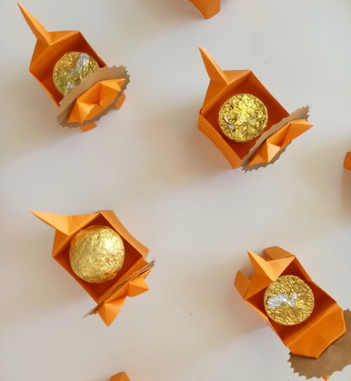 Leão | Forminha para Doces em Origami