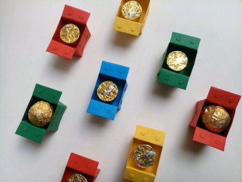 Lego | Forminha para Doces em Origami