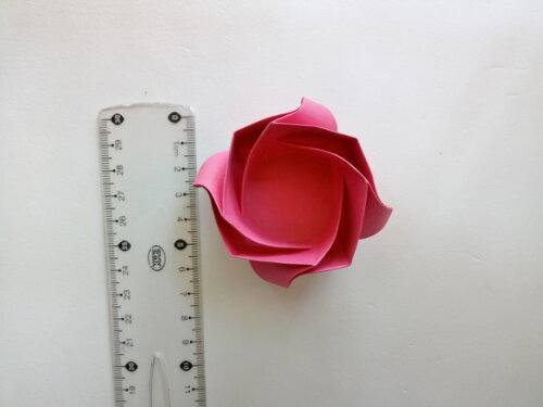 Rosa Quadrado | Forminha para Doces em Origami