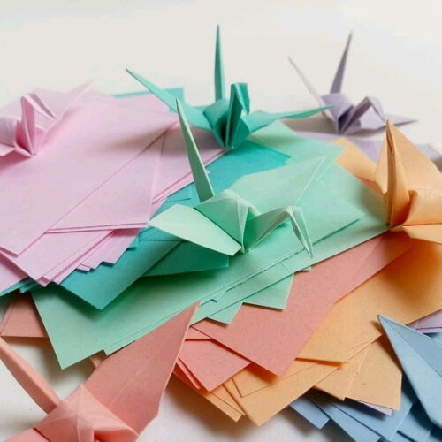 Tsuru Avulso | 4 cm a 7 cm | Decoração em Origami