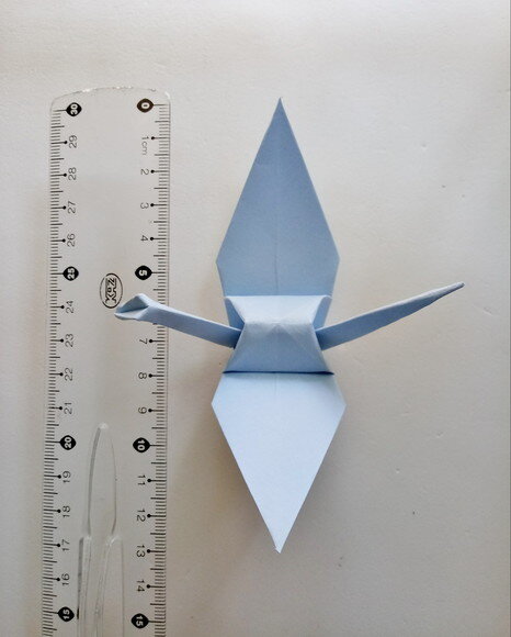 Tsuru Avulso | 13 cm | Decoração em Origami
