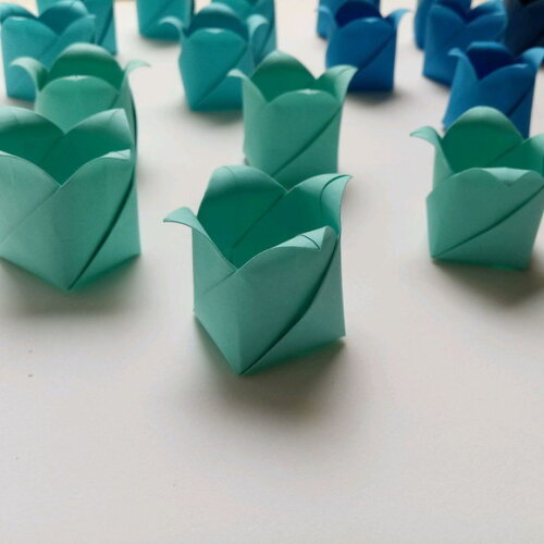 Tulipa | Forminha para Doces em Origami