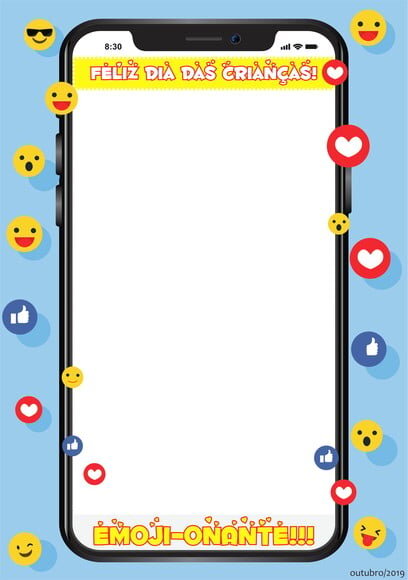 Arte para Por Foto - Tema Emoji