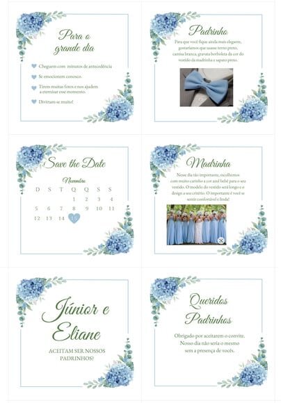 Manual de Padrinhos Personalizado