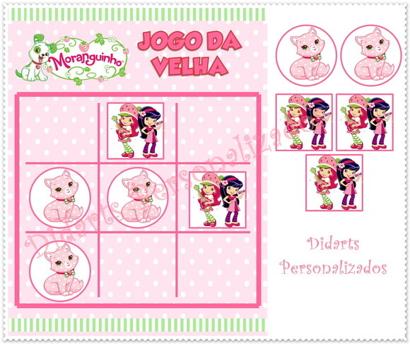 Jogo da VelhaMoranguinho Personalizado | Lembrancinha Festa Infan