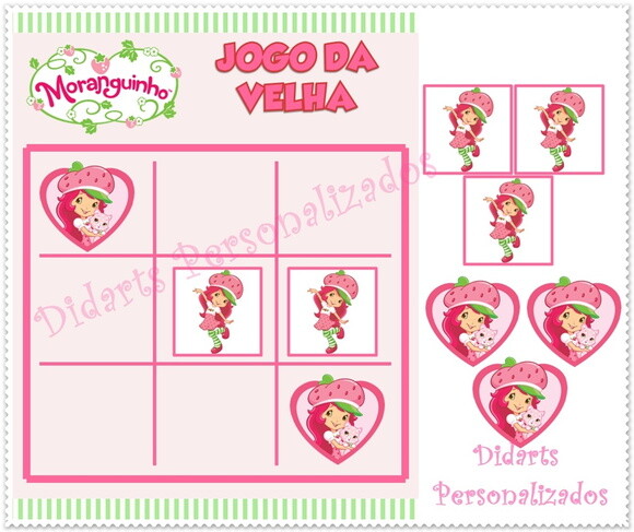 Jogo da VelhaMoranguinho Personalizado | Lembrancinha Festa Infan