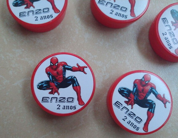 Latinha Homem Aranha | Lembrancinha Homem Aranha festa infantil