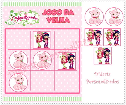 Jogo da VelhaMoranguinho Personalizado | Lembrancinha Festa Infantil