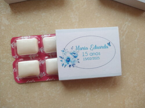 Lembrancinha 15 Anos Chicletes Personalizados