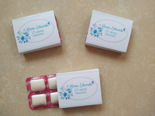 Lembrancinha 15 Anos Chicletes Personalizados