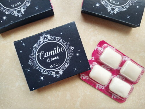 Lembrancinha 15 Anos Chicletes Personalizados