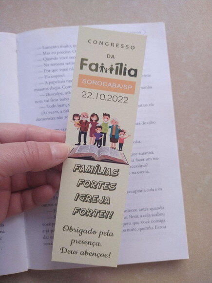 Marcadores de Página Personalizado Marca Livro / Bíblia