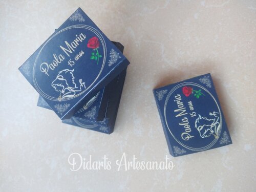 Lembrancinha 15 Anos da Bela e a Fera Chiclete Personalizado