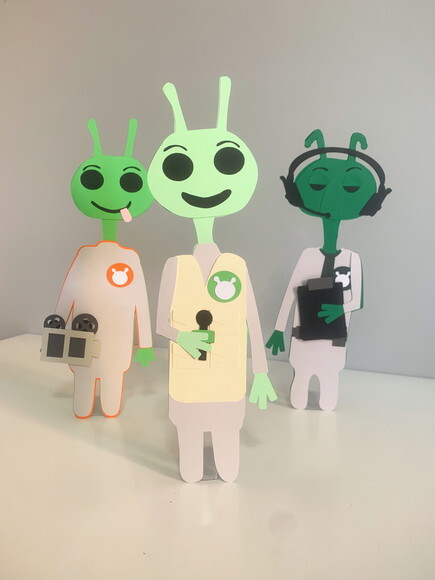 Display de Mesa Alien Tv