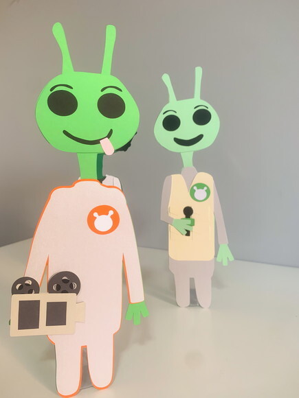 Display de Mesa Alien Tv