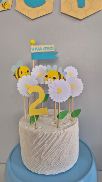 Festa Abelhinha - Kit Papelaria