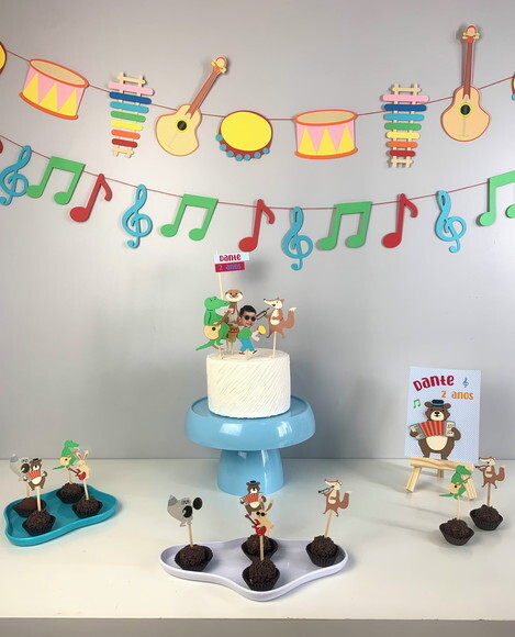 Festa Banda Bichos - Kit Papelaria