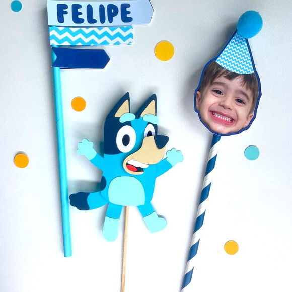 Festa Bluey e Rostinhos