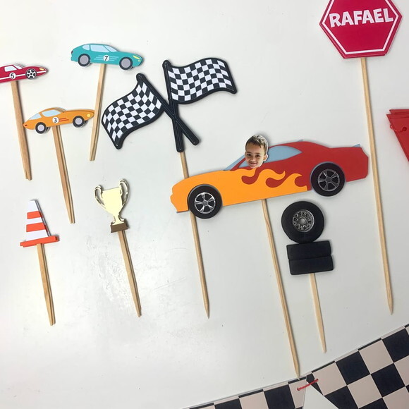 Festa Carrinho de Corrida - Kit Papelaria
