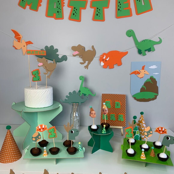 Festa Dinossauro - Kit Papelaria