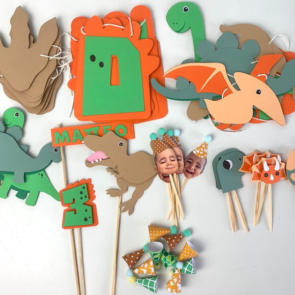 Festa Dinossauro - Kit Papelaria