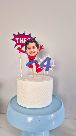 Festa Homem Aranha Rostinho - Kit Papelaria