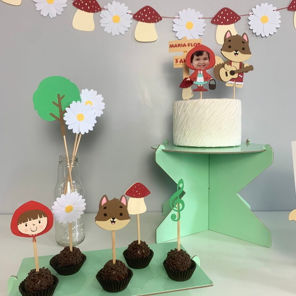 Festa Lobo Bom e Chapeuzinho Vermelho - Kit Papelaria