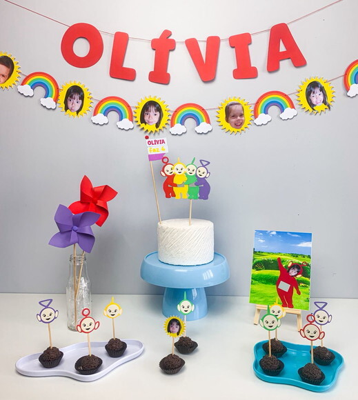 Festa Teletubbies - Kit Papelaria