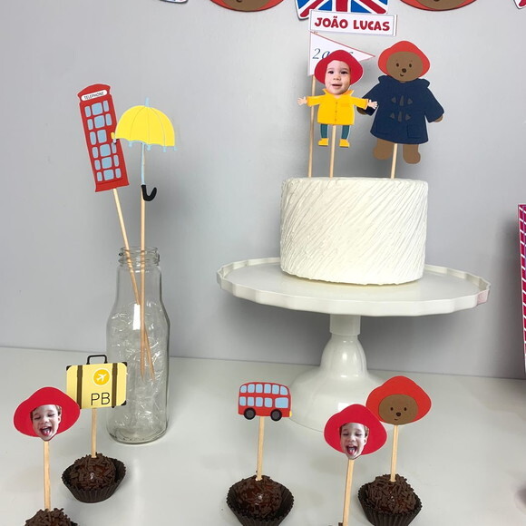 Festa Urso Paddington - Kit Papelaria