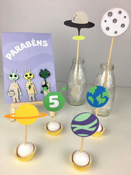 Kit Alien Tv - Papelaria para Festa
