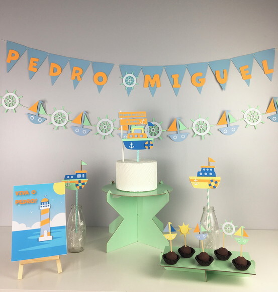 Kit Barcos - Papelaria para Festa