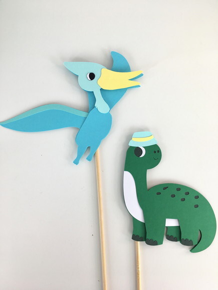 Kit Dinossauro Festa Piscina - Papelaria para Festa