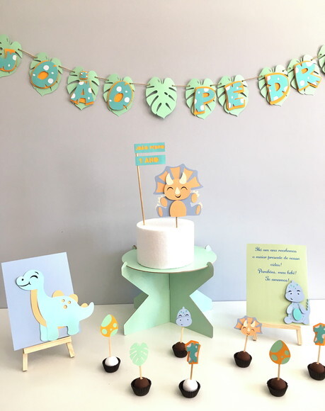 Kit Dinossauros - Papelaria para Festa