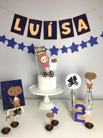 Kit Et o Extraterrestre - Papelaria para Festa