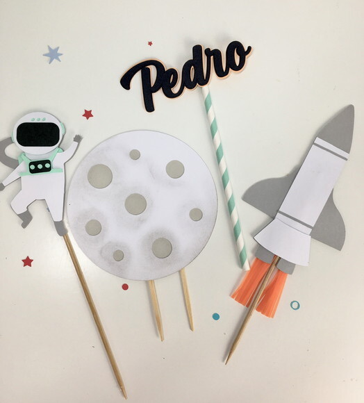 Kit Festa Astronauta - Papelaria para Festa