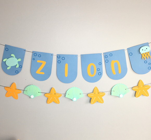 Kit Fundo do Mar - Papelaria para Festa