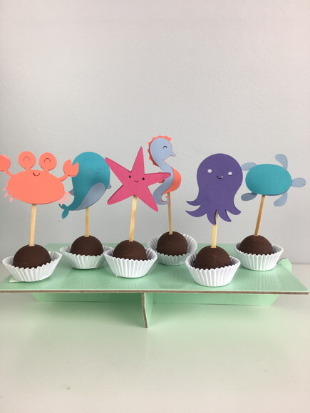 Kit Fundo do Mar Sereia - Papelaria para Festa