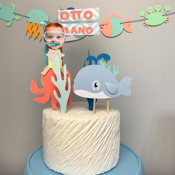 Kit Fundo do Mar - Papelaria para Festa