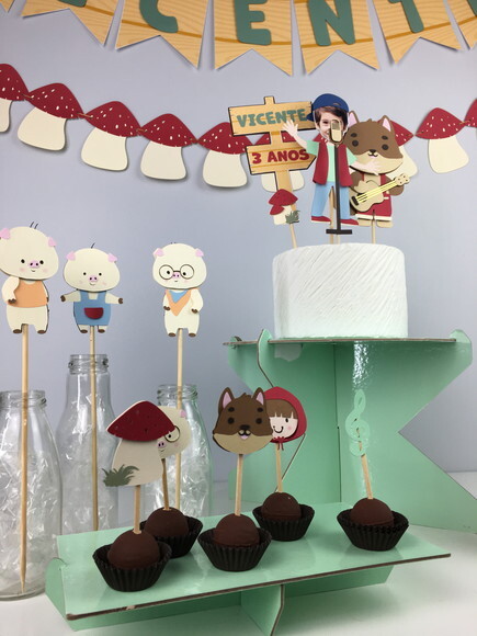 Kit Lobo Bom - Papelaria para Festa