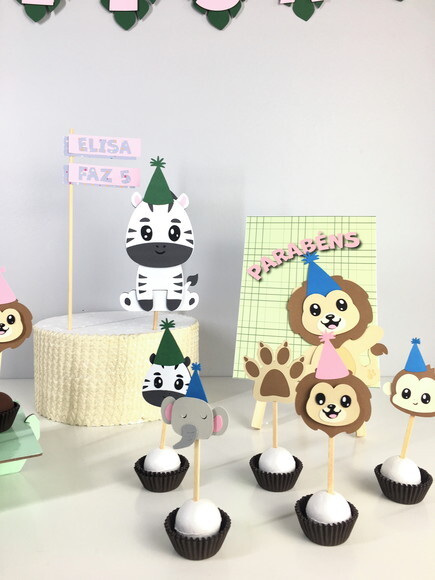 Kit Safari - Papelaria para Festa